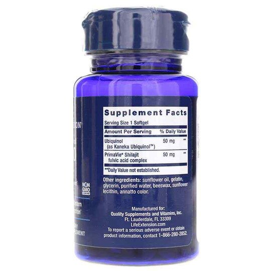 Super Ubiquinol CoQ10 50 Mg with Enhanced Mitochondrial, LFE